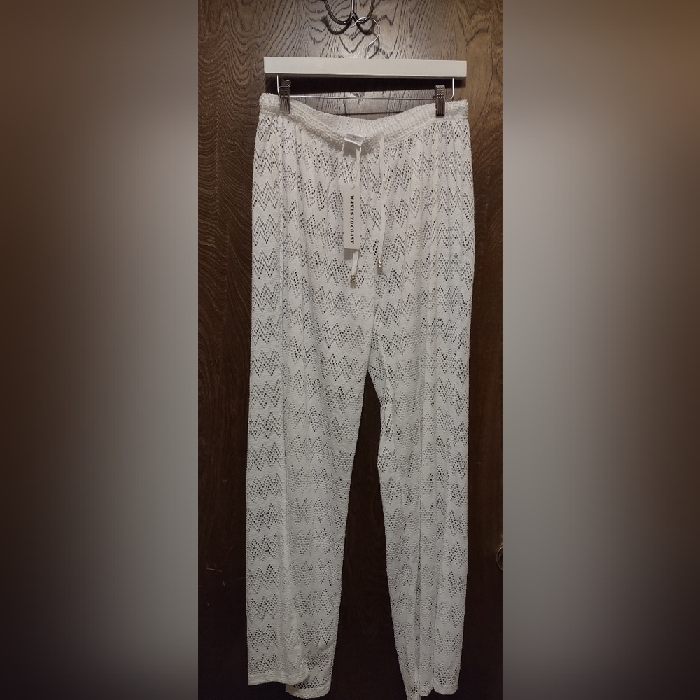 White Swim/Beach Coverup Pants
